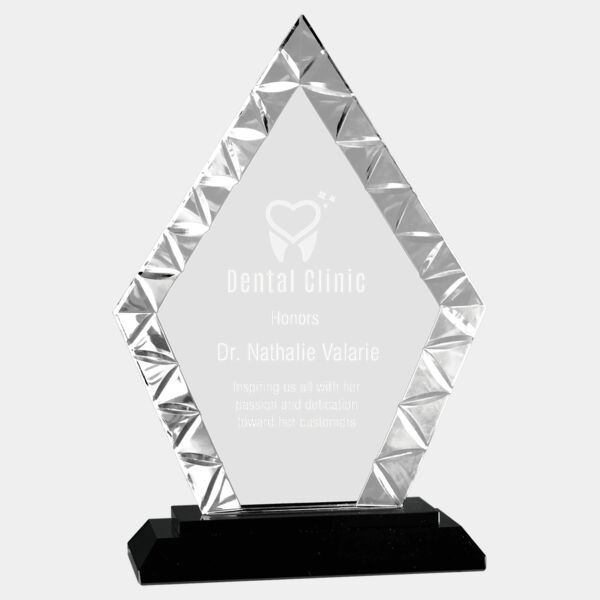 7 1/2" Diamond Accent Glass on Base Thumbnail