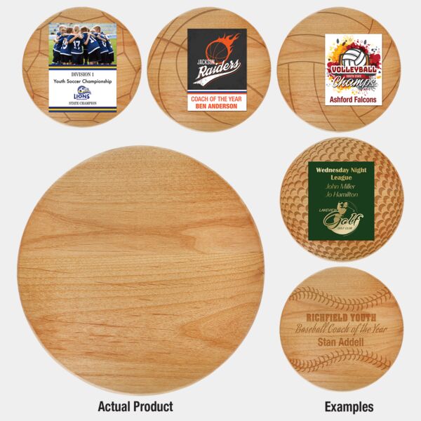 9 1/2" Diameter Round Plaque Thumbnail