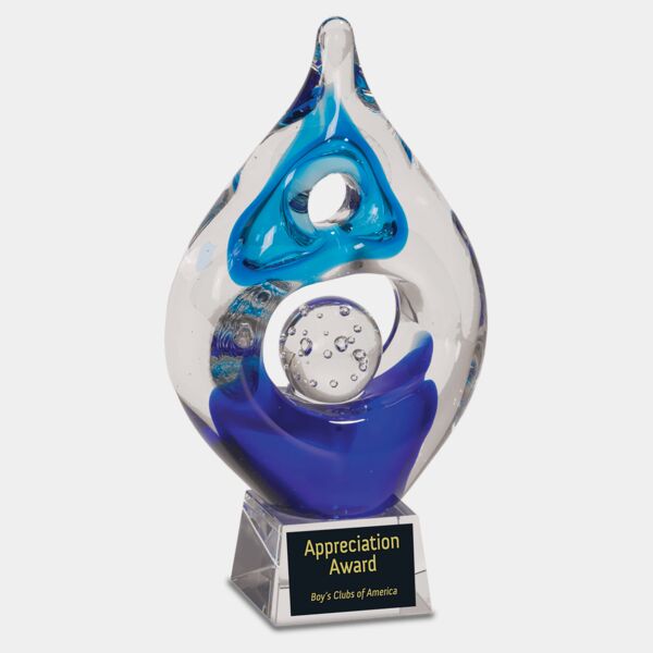 8 1/2" Winner Art Glass Thumbnail