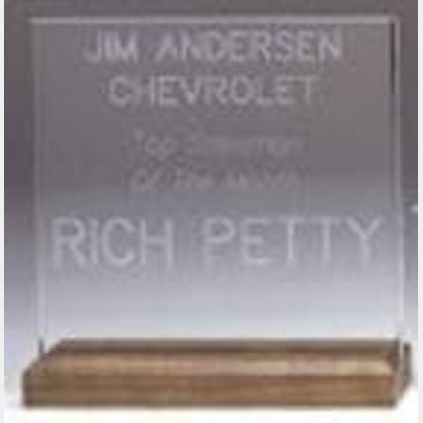 4" x 4" Square Acrylic (Base not included) Thumbnail