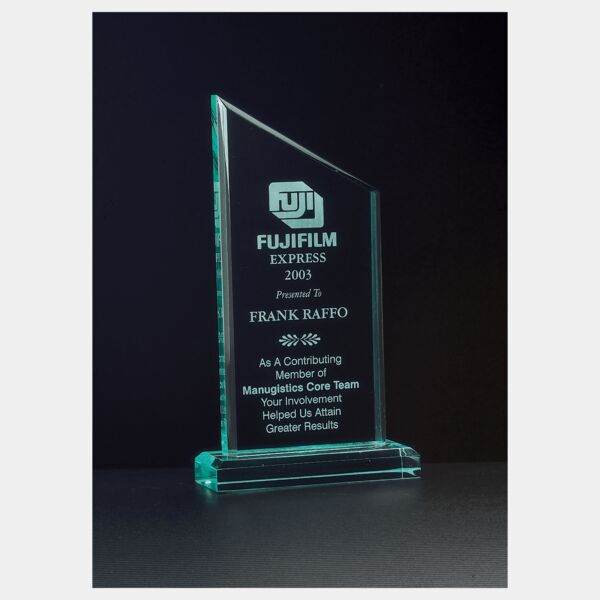 4 3/4" x 6 3/4" Zenith Series Jade Acrylic Award Thumbnail