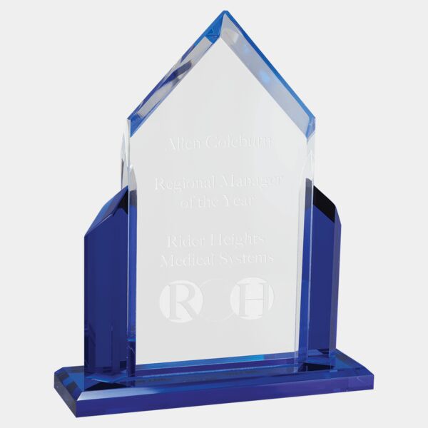 6 1/2" x 9" Peak Series Acrylic with Accents, Base Thumbnail