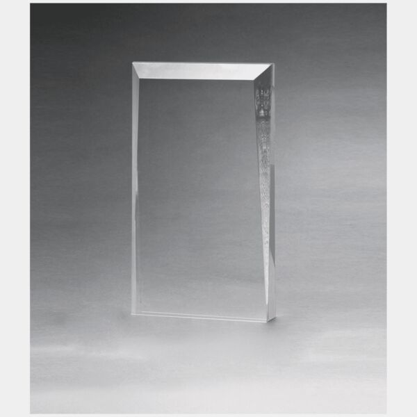 6" x 9 3/4" Apex Series Acrylic Award with Highlights-Upright Only Thumbnail