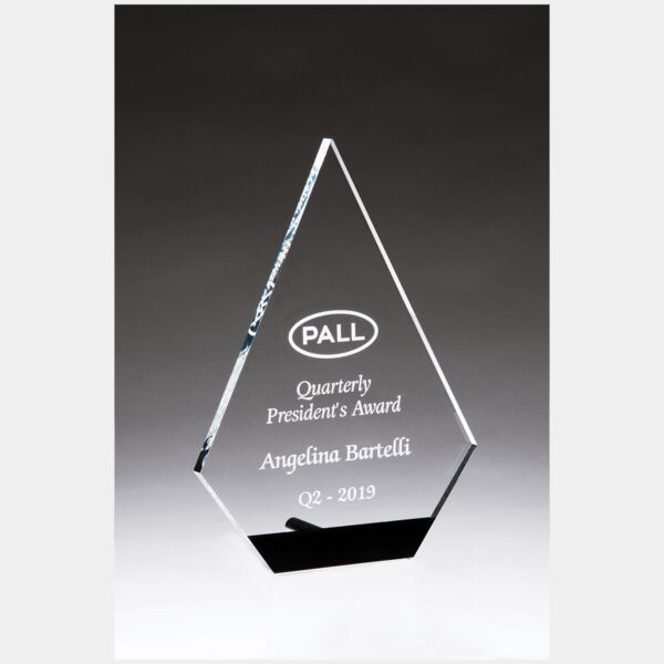 6 1/2" x 9" Diamond Series Acrylic with Accent and Post Thumbnail