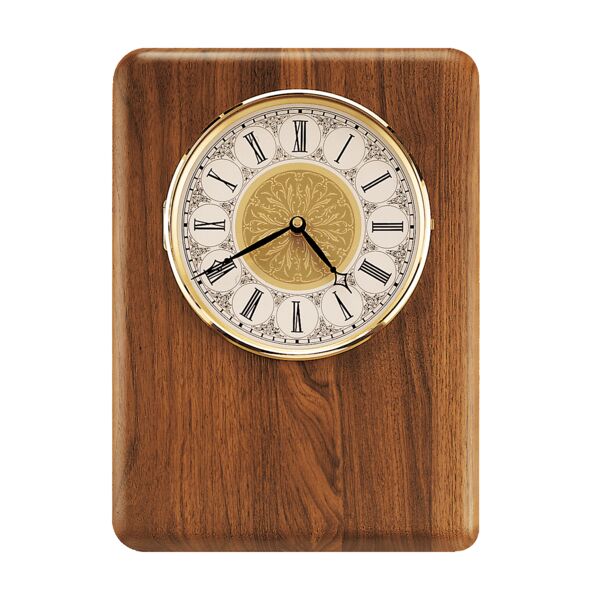 11" x 15" Genuine Plaque with Cut-Out for Clock, Clock and Plate are Not Included Thumbnail