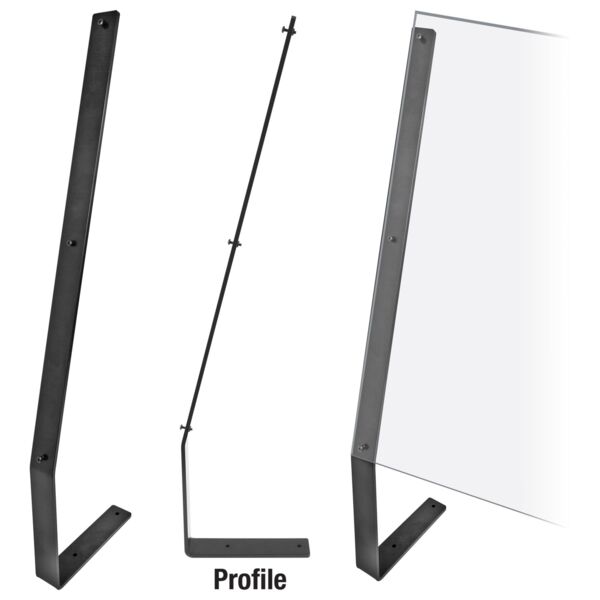 24" Standing Acrylic Bracket-Priced Per Piece Thumbnail