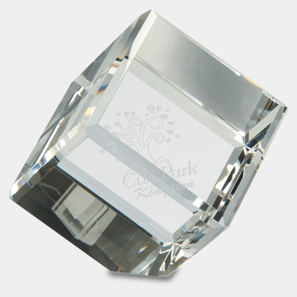 3" x 3" Crystal Cube Thumbnail