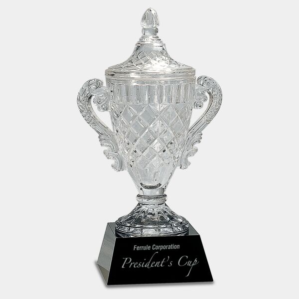 14" Crystal Cup on Pedestal Base Thumbnail