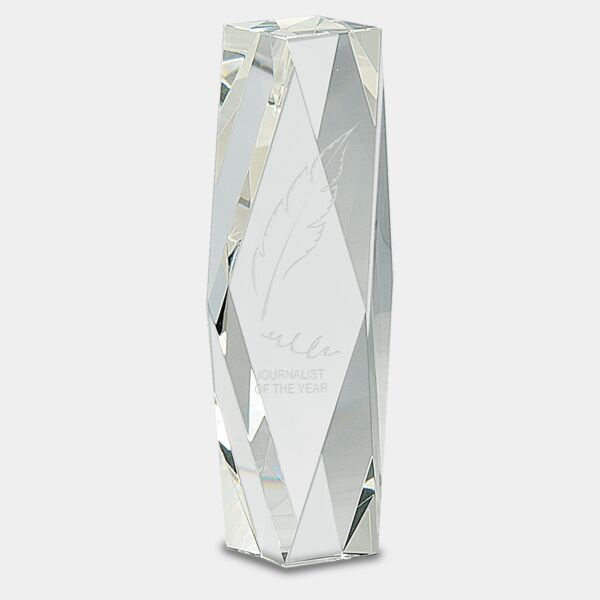 8" Crystal Facet Tower Thumbnail