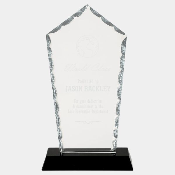 7 3/4" Diamond Facet Glass on Base Thumbnail