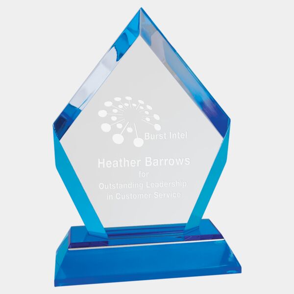 6" Frosted Base Diamond Impress Acrylic Thumbnail