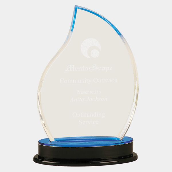 8 1/4" Flame Impress Acrylic Thumbnail