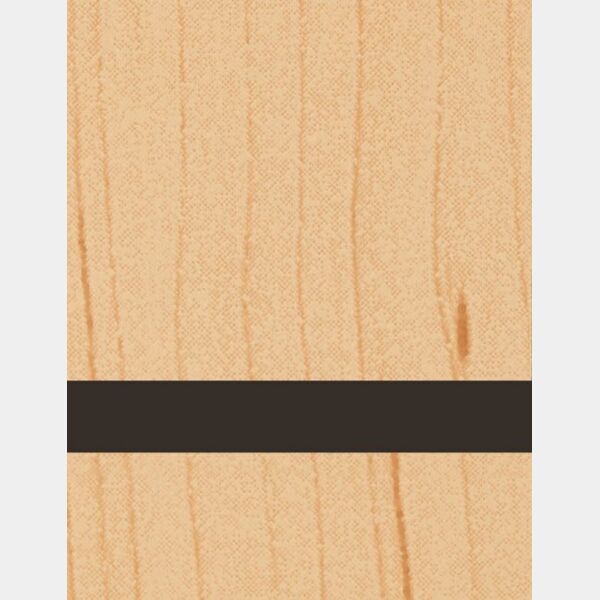 12" x 24" x 1/16" /Chocolate Brown Duets Laser Indoor Plastic Thumbnail