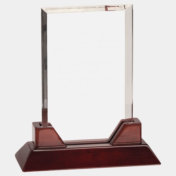 9 3/4" Rectangle Prestige Acrylic with Piano Finish Base Thumbnail