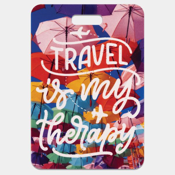 2 3/4" x 4" Sublimatable Luggage Tag Thumbnail