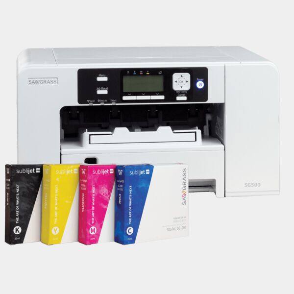 Sawgrass SG500 Sublimation Printer Package with 4-31ml Standard Ink Cartridges Thumbnail