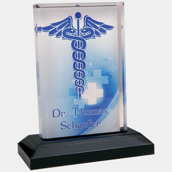 5" x 6" Sublimatable Rectangle Beveled Impress Acrylic Thumbnail