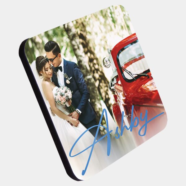 3.78" x 3.78" Premium Square Coaster with Cork Backing Thumbnail