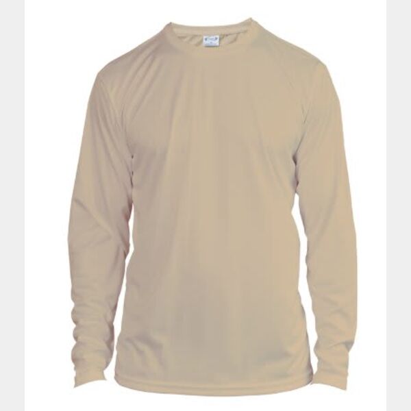 Small Tan Solar Micro-Fiber Long Sleeve T-Shirt Thumbnail