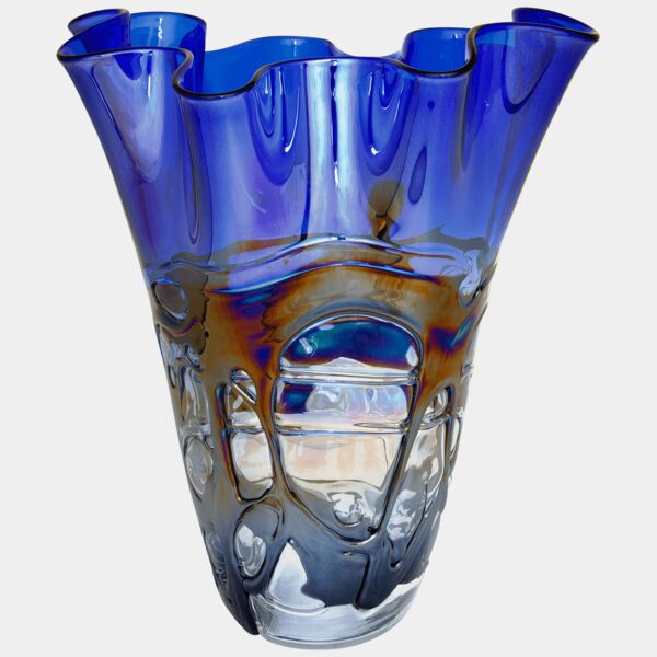 14" Art Glass Vase Thumbnail