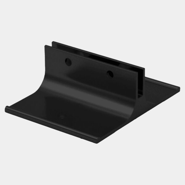 2", Kota Pro Aluminum Corridor Bracket, Fits 1/8" Thick Plastic Insert Thumbnail