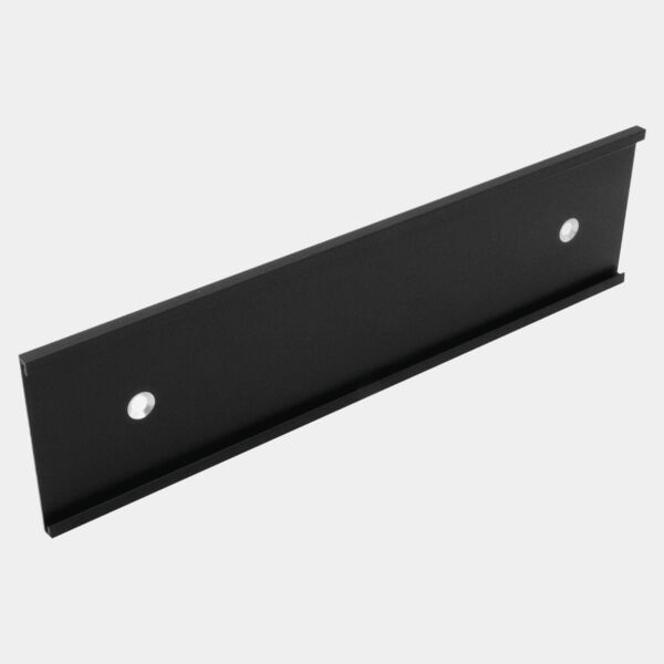 4" x 10", Kota Pro Aluminum Wall Bracket with Mounting Holes, Fits 1/8" Thick Plastic Insert Thumbnail
