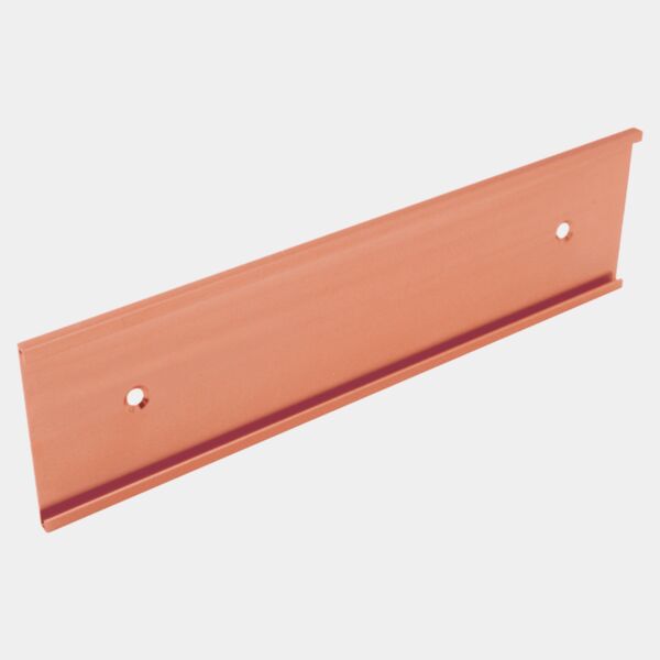 4" x 4", Polished , Kota Pro Aluminum Wall Bracket with Mounting Holes, Fits 1/8" Thick Plastic Insert Thumbnail