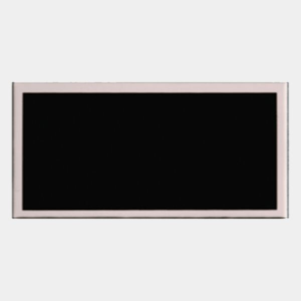 1 3/8" x 3 3/4" Laserable Aluminum Plate with Border Thumbnail