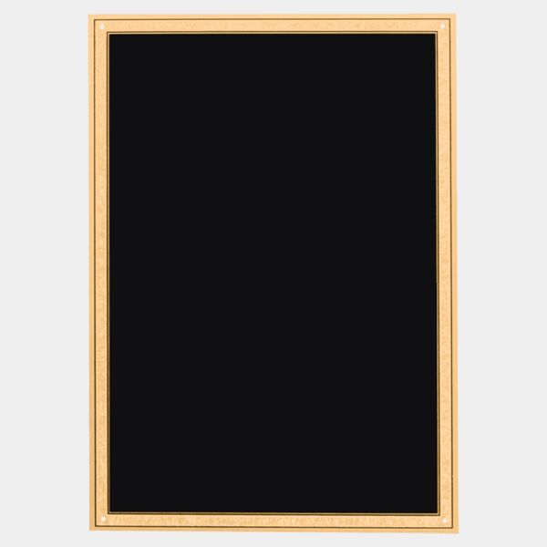 5 1/4" x 7 1/4" LaserFX Plate with Florentine Border and Textured Center and Four Holes Thumbnail