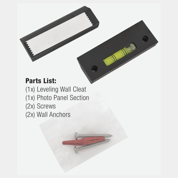 8 x 8 to 10 x 10 Photo 4-Way French Cleat Hanging System Thumbnail