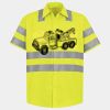 High Visibility Safety Short Sleeve Work Shirt Thumbnail