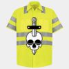 High Visibility Safety Short Sleeve Work Shirt Thumbnail
