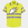 High Visibility Safety Short Sleeve Work Shirt Thumbnail
