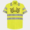 High Visibility Safety Short Sleeve Work Shirt Thumbnail