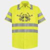 High Visibility Safety Short Sleeve Work Shirt Thumbnail