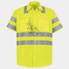 High Visibility Safety Short Sleeve Work Shirt Thumbnail