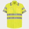 High Visibility Safety Short Sleeve Work Shirt Thumbnail