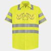 High Visibility Safety Short Sleeve Work Shirt Thumbnail