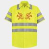 High Visibility Safety Short Sleeve Work Shirt Thumbnail
