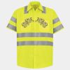 High Visibility Safety Short Sleeve Work Shirt Thumbnail