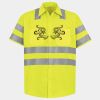 High Visibility Safety Short Sleeve Work Shirt Thumbnail