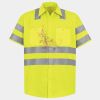 High Visibility Safety Short Sleeve Work Shirt Thumbnail