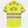 High Visibility Safety Short Sleeve Work Shirt Thumbnail