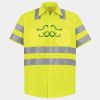 High Visibility Safety Short Sleeve Work Shirt Thumbnail