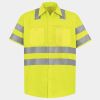 High Visibility Safety Short Sleeve Work Shirt Thumbnail