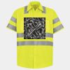 High Visibility Safety Short Sleeve Work Shirt Thumbnail