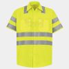 High Visibility Safety Short Sleeve Work Shirt Thumbnail