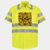 High Visibility Safety Short Sleeve Work Shirt Thumbnail