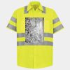High Visibility Safety Short Sleeve Work Shirt Thumbnail