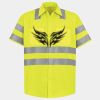 High Visibility Safety Short Sleeve Work Shirt Thumbnail